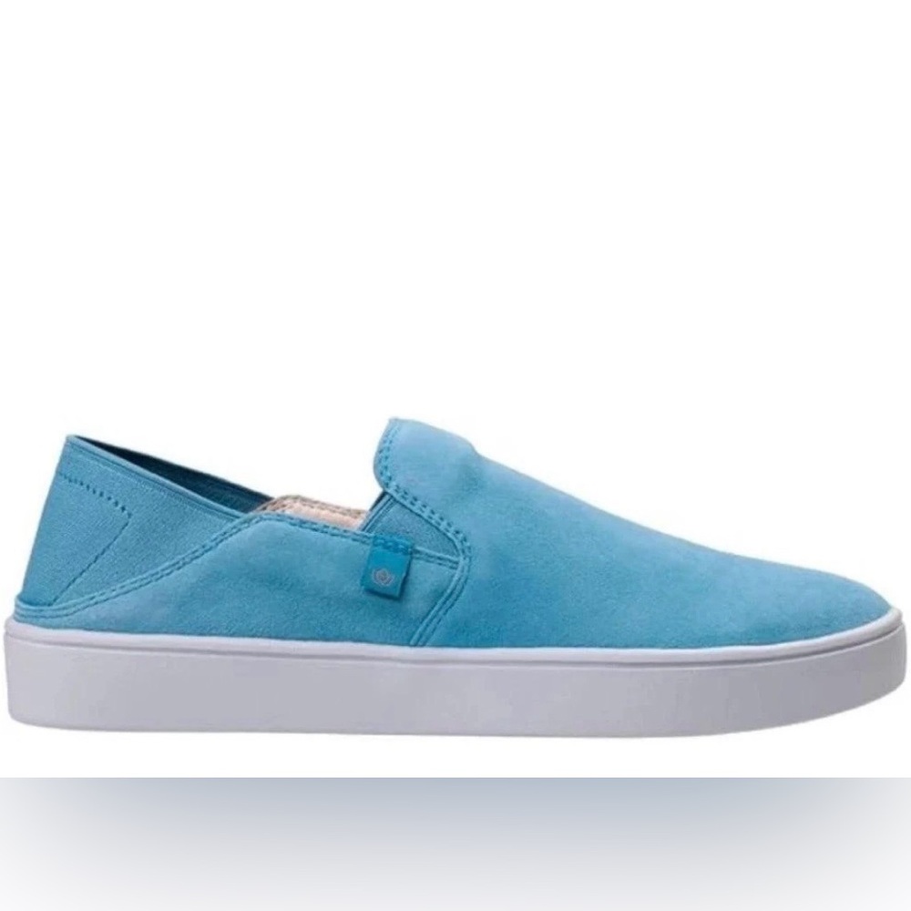 NIB SPENCO ORTHOTIC SAYLOR AQUA LEATHER SLIP-ON EU 39.5B or 8.5M - Picture 3 of 12